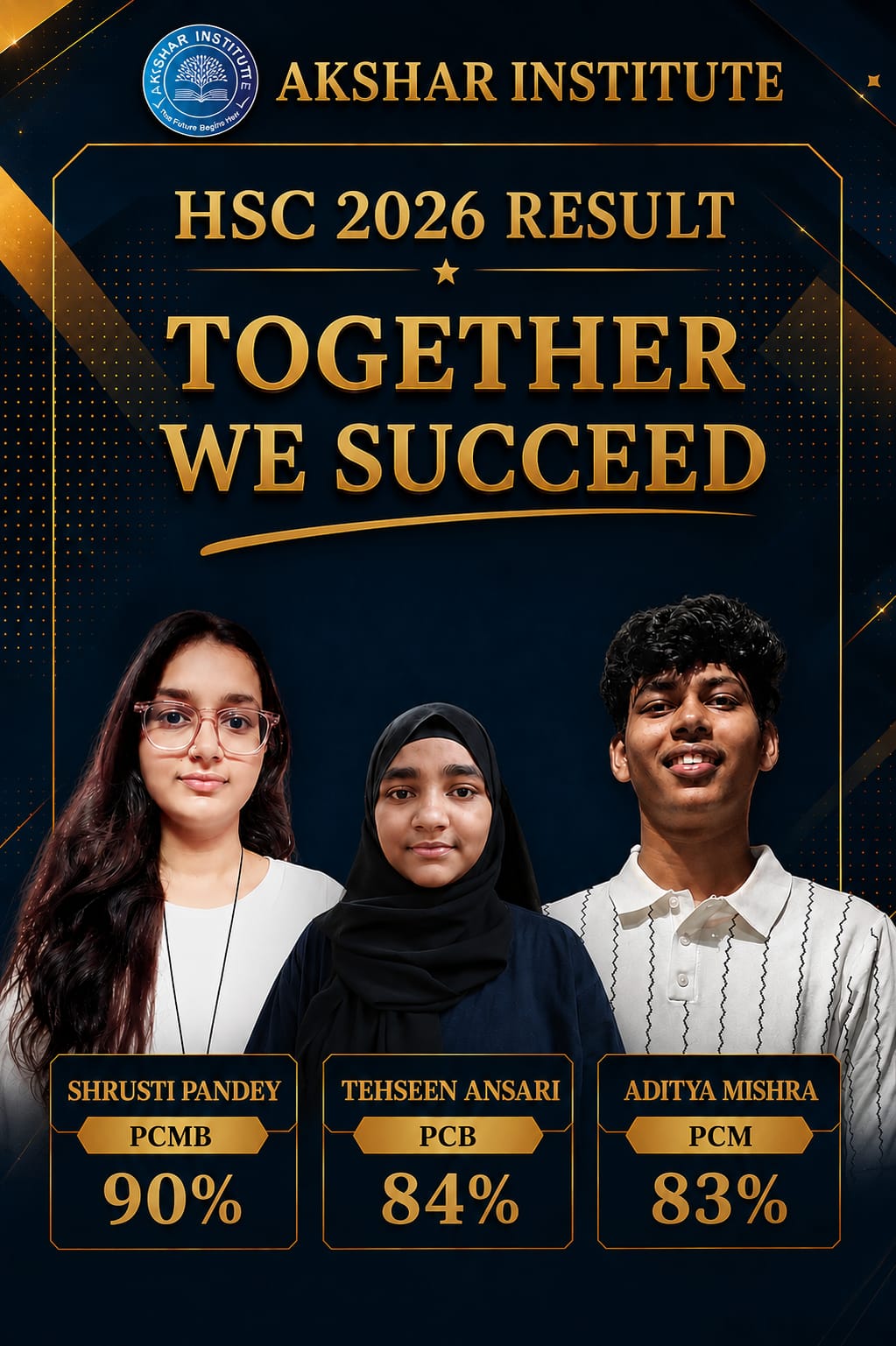 HSC 2026 Results — Akshar Institute